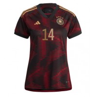 Tyskland Jamal Musiala #14 Udebanetrøje Dame VM 2022 Kortærmet